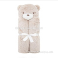 pure color superior quality skin care cute bear head baby blanket brands
